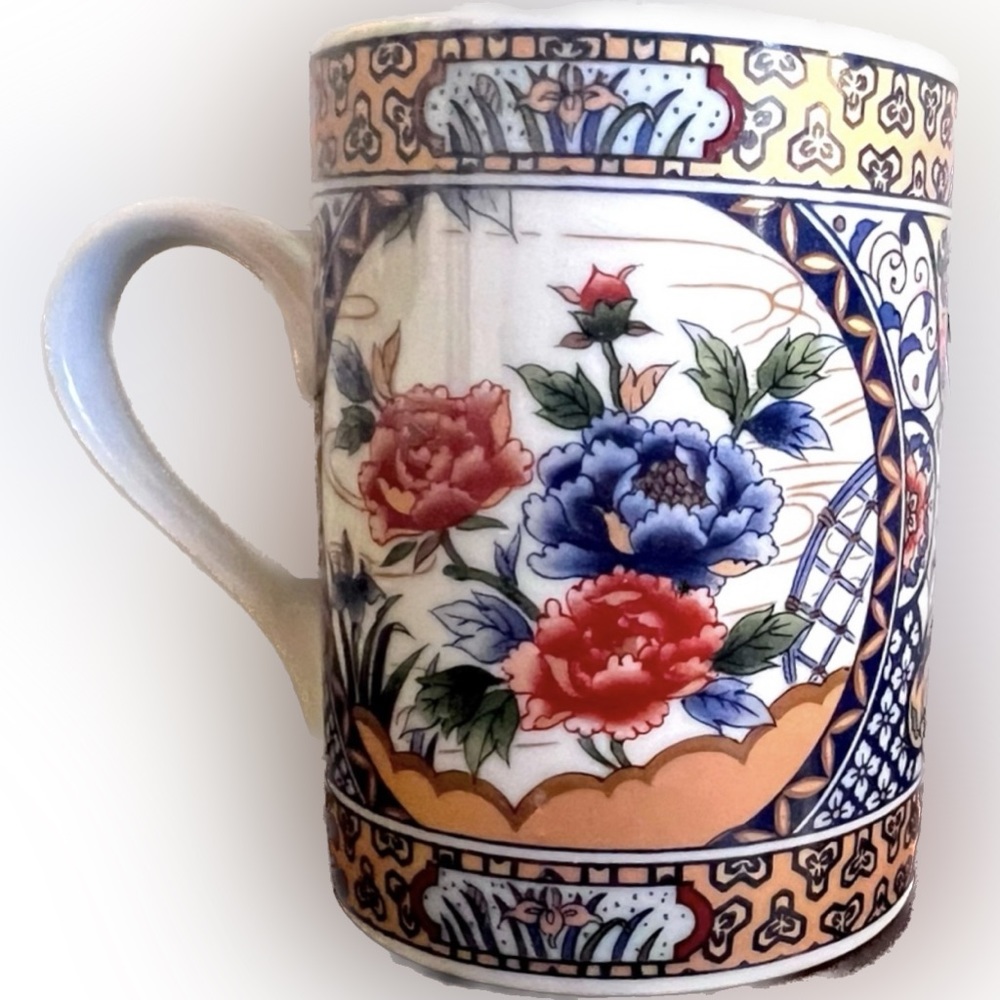 Horchow Imari style Coffee Mug
